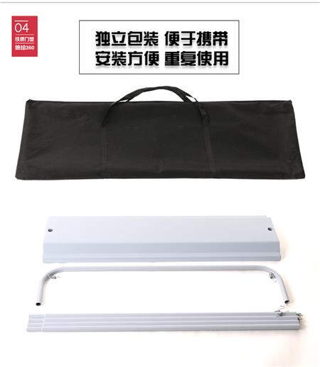 金色门型展架80x180展示架户外广告易拉宝黑色铁质门型展架挂画架