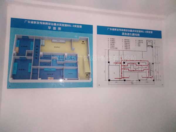喷绘制作第三人民医院的完成情况-深圳喷绘公司